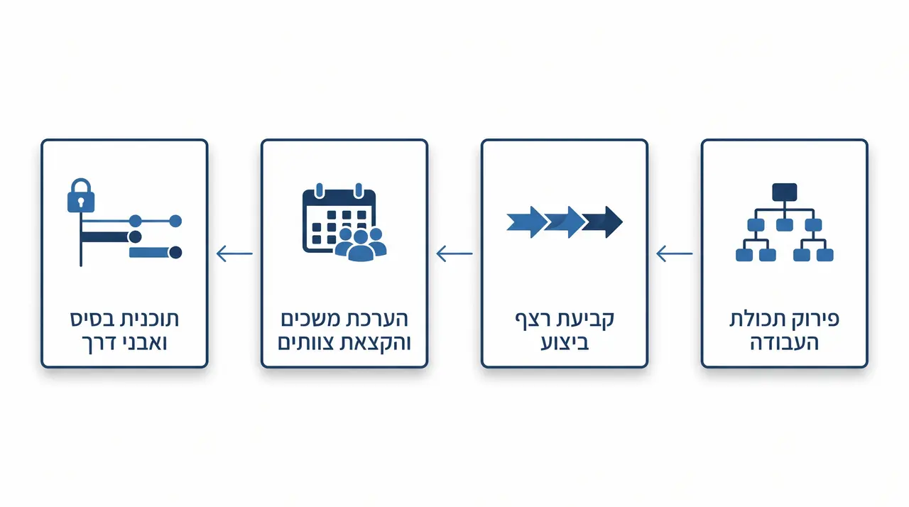 המדריך המלא לניהול לוח זמנים באמצעות תרשים גאנט